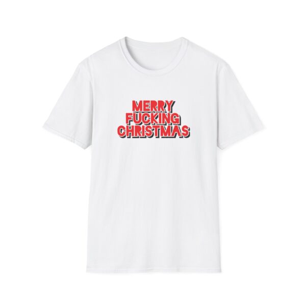 Merry Fcking Christmas Holiday Tee - Image 3