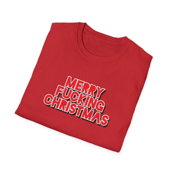 Merry Fcking Christmas Holiday Tee - Image 8