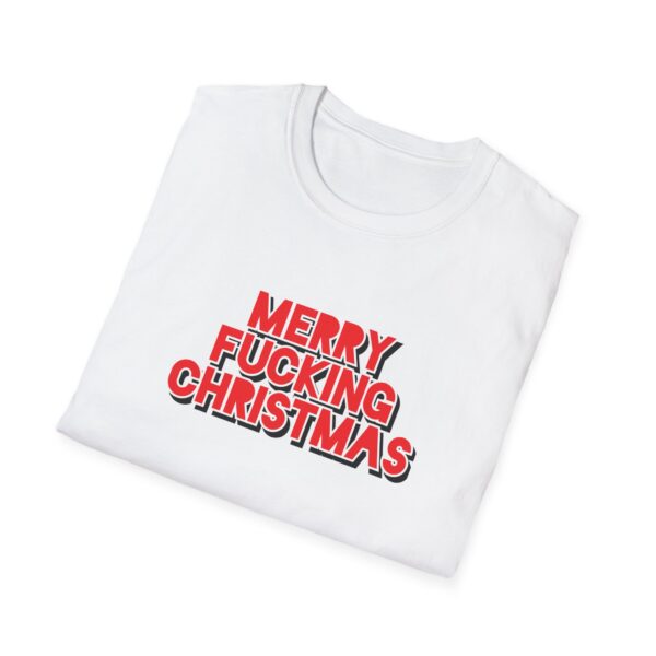 Merry Fcking Christmas Holiday Tee - Image 4