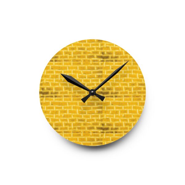 Yellow Brick Clock